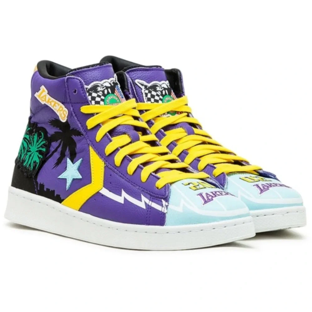 Limited edition Converse Pro Leather Chinatown NBA Los Angeles Lakers. NWOT